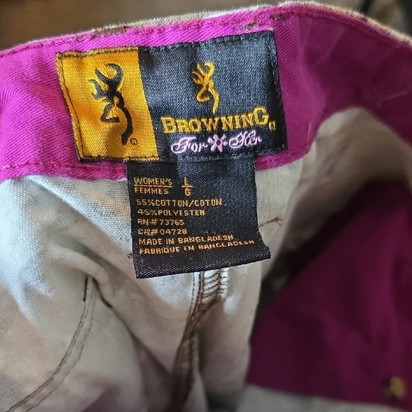 Realtree Camo Hunting Pants with Green Leaf Print - Picture 4 of 7